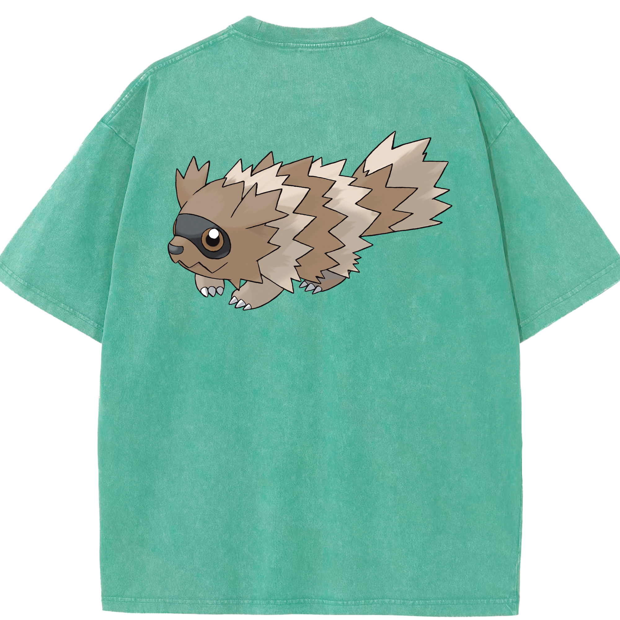 （画像用） ポケットモンスター Pokémon 綿100% ヴィンテージ風 半袖Tシャツ（背面プリント）